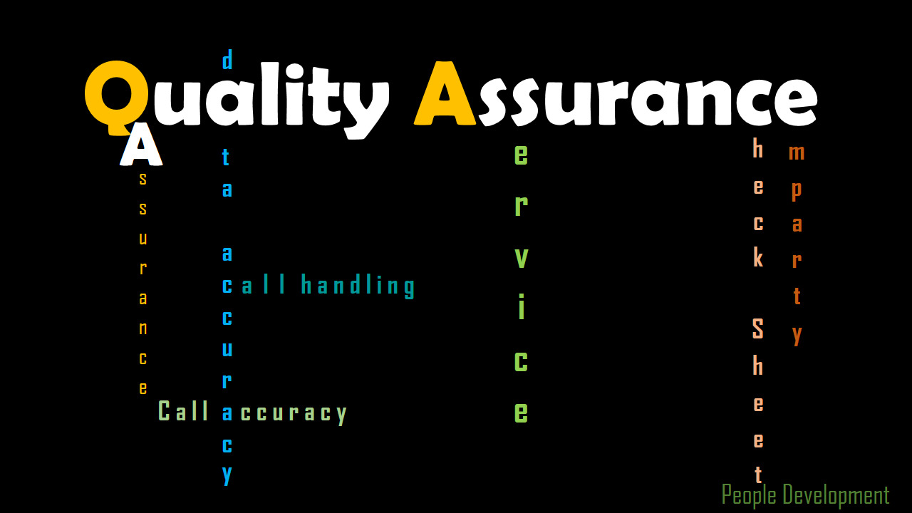 Quality Assurance การประเมินผลการบริการ